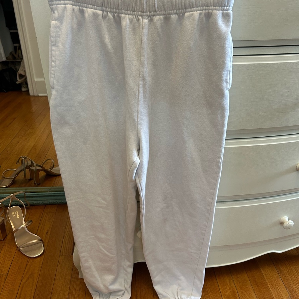 White Jogger Pants